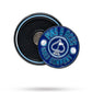 Navy Pop Out Medallion Ball Marker displayed on a white background.