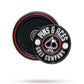 Black Pop Out Medallion Ball Marker on a white background.