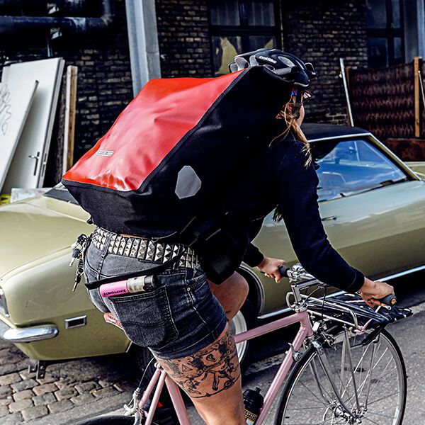 ORTLIEB BACKPACK MESSENGER BAG RED/BLACK 39L