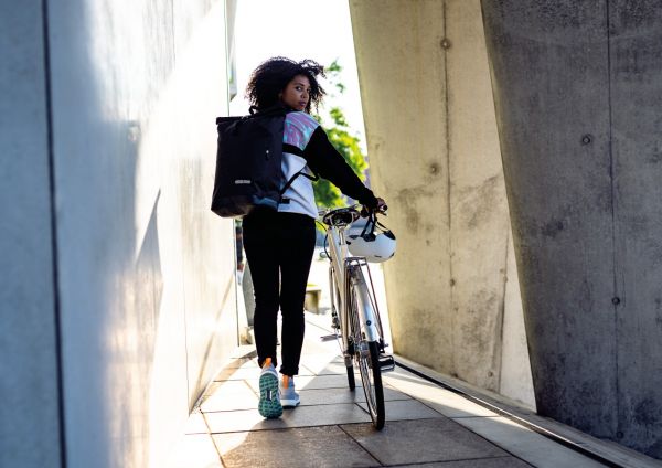 Ortlieb Backpack Commuter-Daypack- Cyber Blue/Cyber Pink 21L