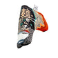 Colorful ramen-themed blade putter cover with intricate Asian-inspired illustrations and a protective orange interior.