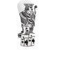 White Out Jack of Spades hybrid cover featuring a stylized jester design on a black and white background.
