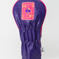 "Pink Lemonade King of Spades driver cover for golf clubs, featuring vibrant colors and a spade design."
