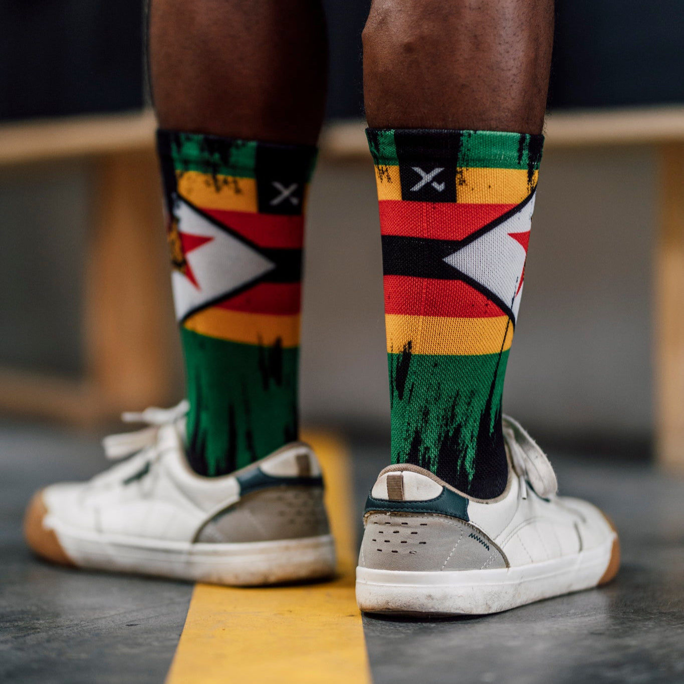 Zimbabwe Splash Socks