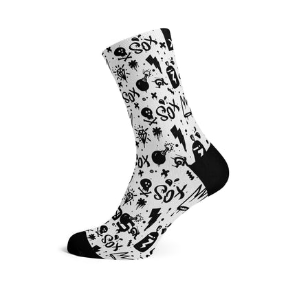 SOX FOOTWEAR CHAUSSETTES MI-MOLLET - AVOCAT