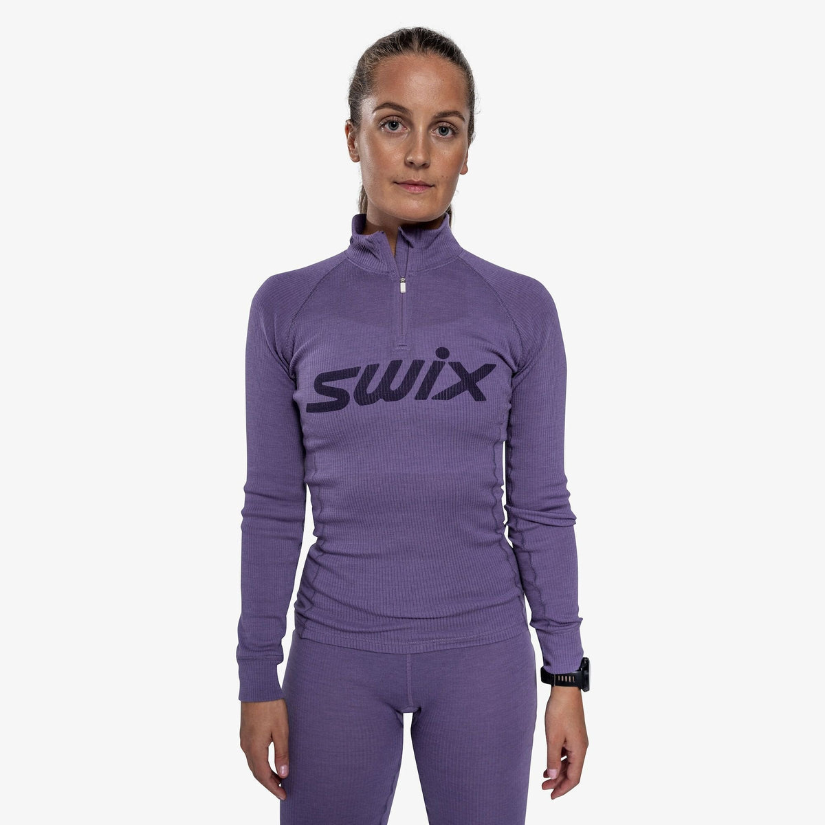 RaceX Merino - Haut demi-glissière pour femmes