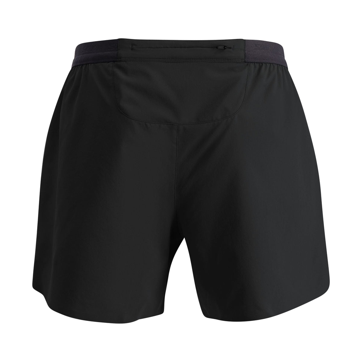 Black shorts on a white background