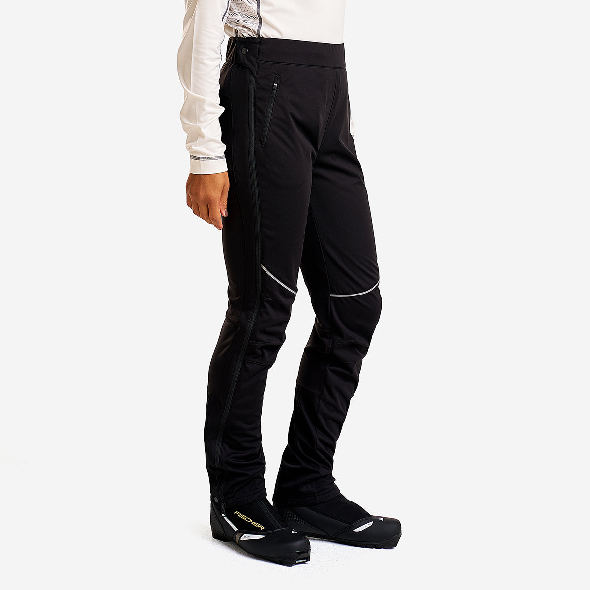 Solo - Pantalon coquille souple à glissières pour femmes
