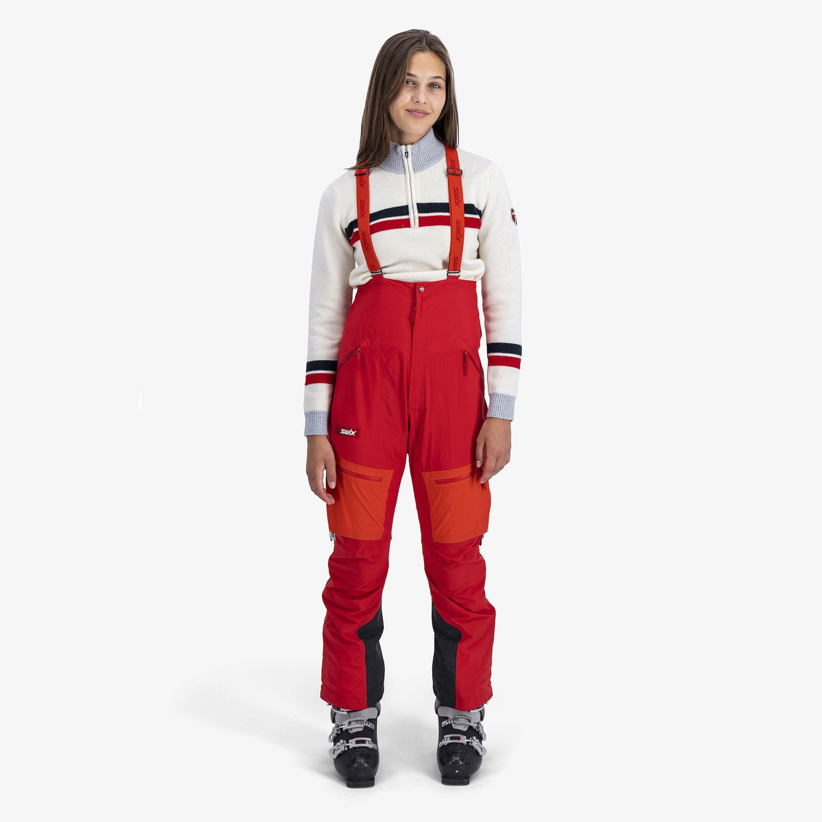PANTALON COQUILLE AVEC BAVETTE SURMOUNT