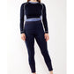 DELDA - PANTALON LEGGINGS COQUILLE SOUPLE LÉGÈRE POUR FEMMES