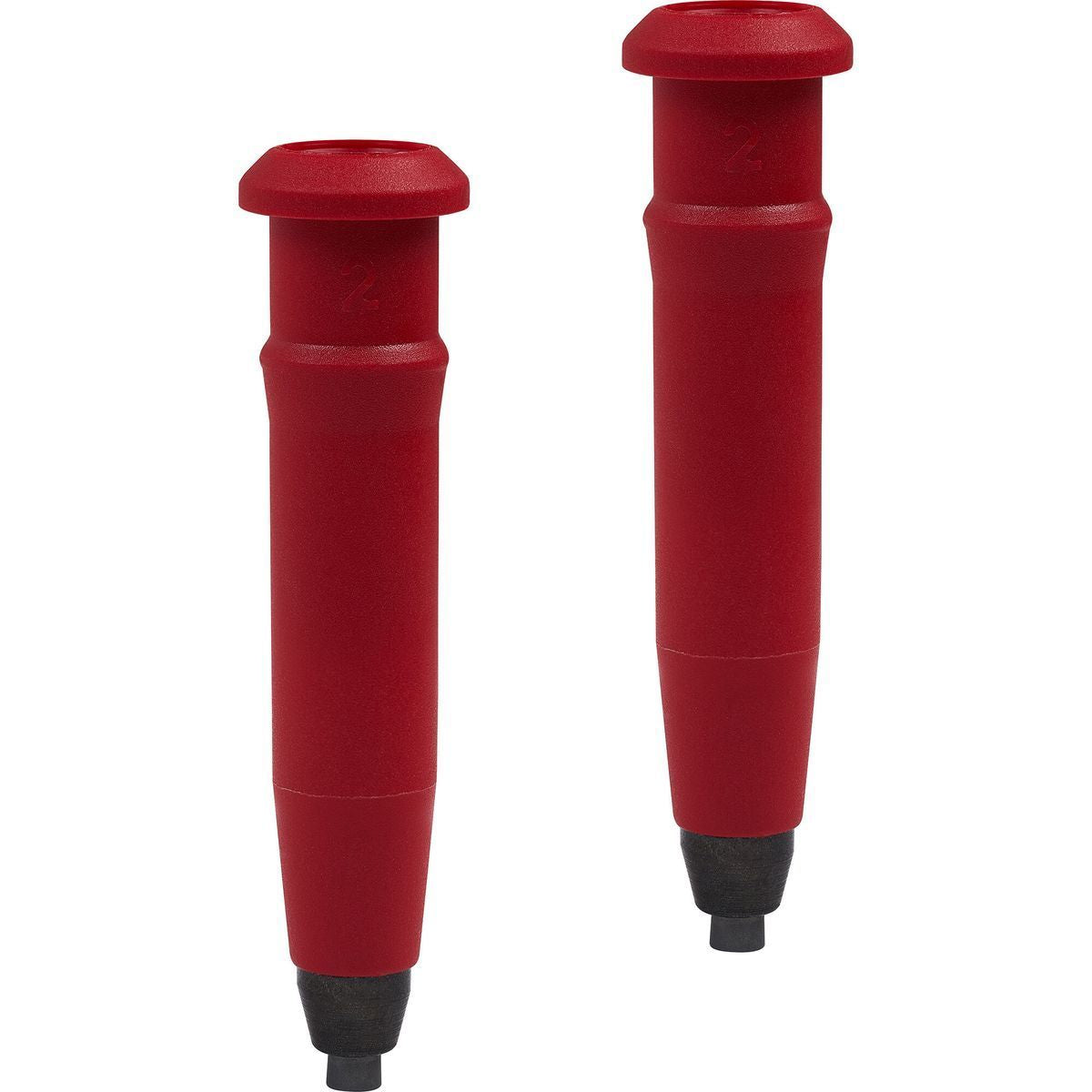 "Pointe pour bâton alpin, rouge, 10mm (paire)"