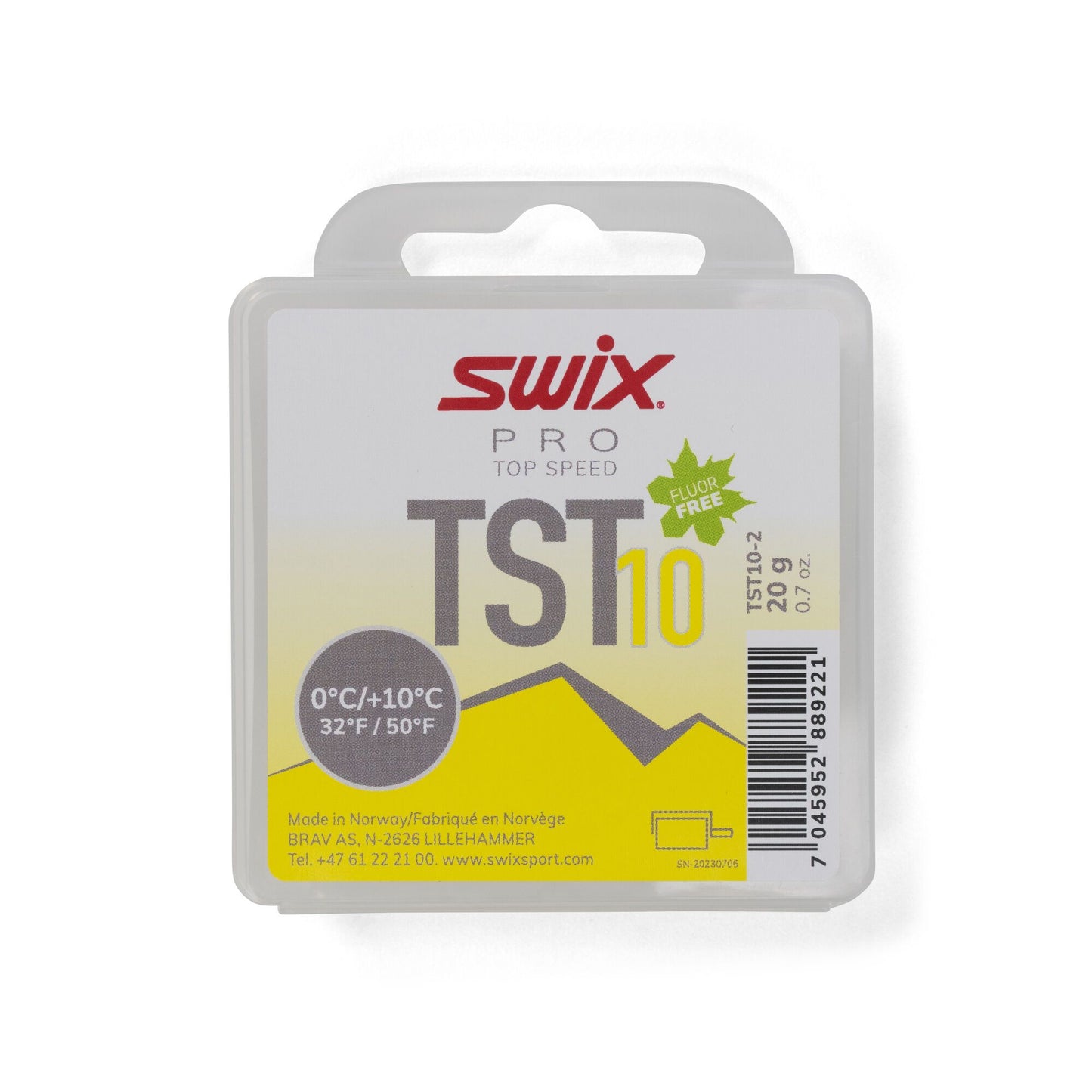 Cire de glisse Turbo TS10 jaune, 20g