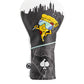 Shady Slice Driver Cover featuring a colorful shark venom and cactus design, ideal for golf enthusiasts.