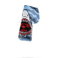 Shark Attack Blade Putter Cover featuring a vibrant shark design and durable material, perfect for golf enthusiasts.