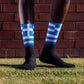 Greece Flag Socks