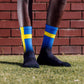 Sweden Flag Socks
