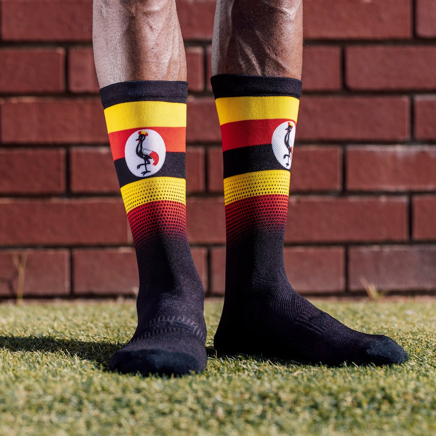 Uganda Flag Socks