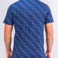 Men's Chromo Blue shirt featuring a modern fit and lightweight fabric.