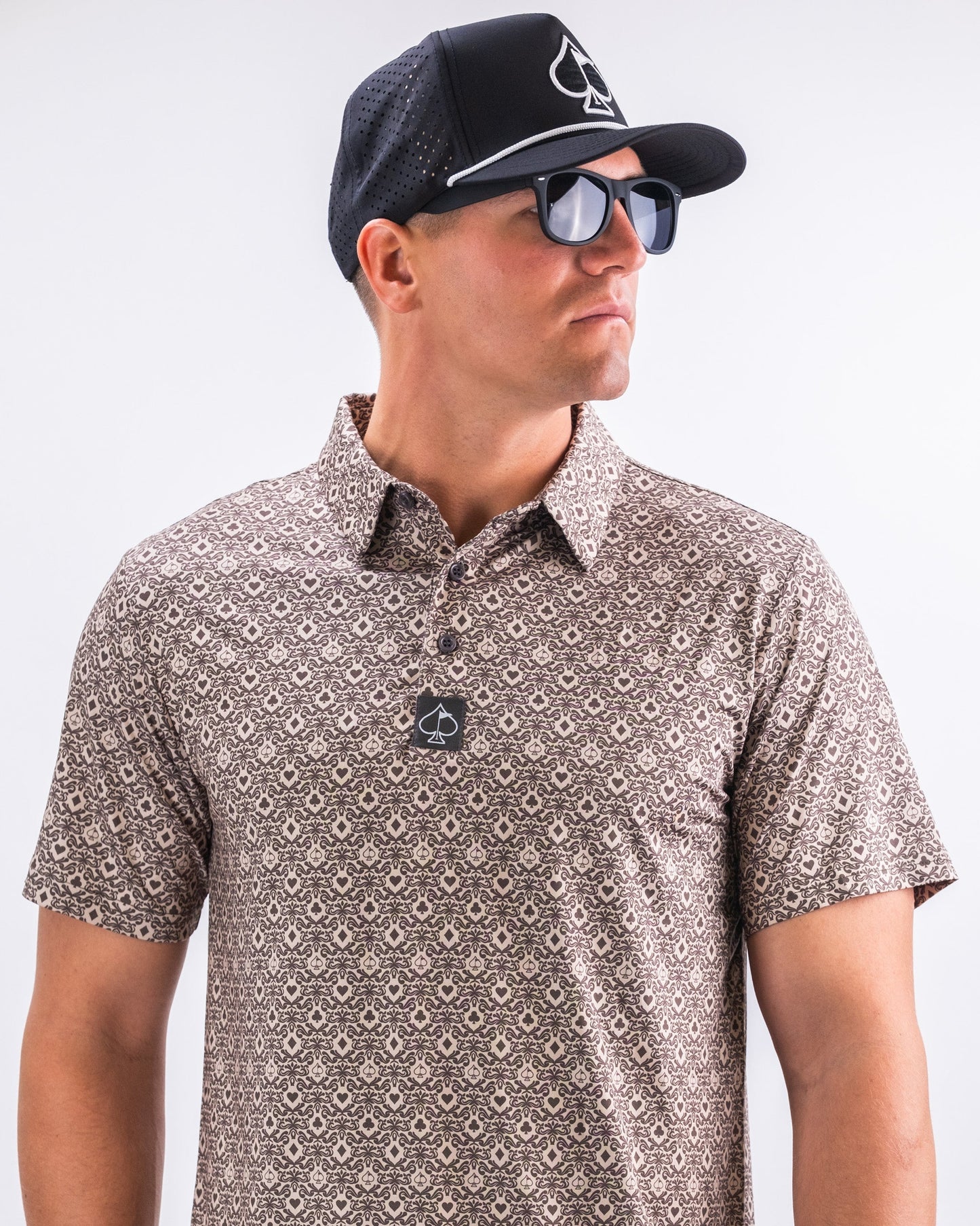 Big Blind Ash men's casual jacket in light gray, featuring a zip-up front, side pockets, and a stylish, modern design.