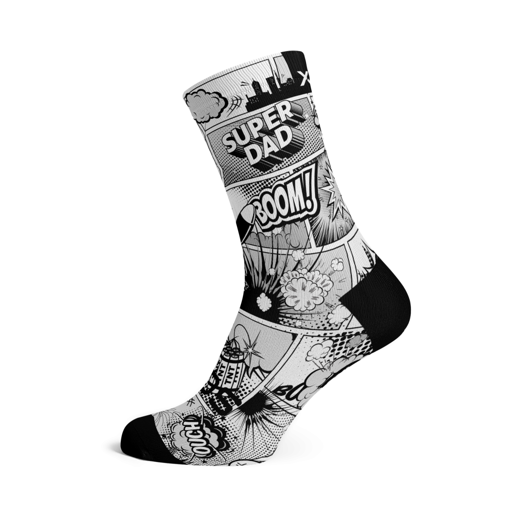 Super Dad Comic Limited Edition Socks