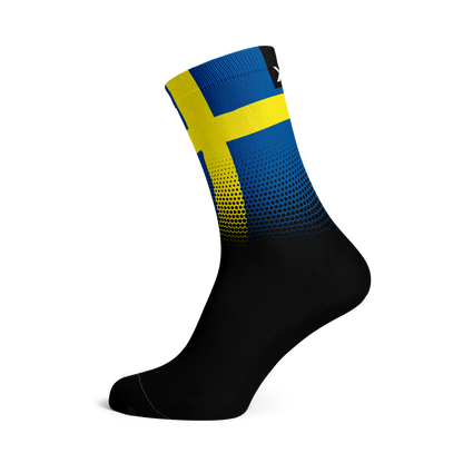 Sweden Flag Socks