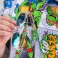 TMNT comic strip graphic on a polo shirt featuring the Teenage Mutant Ninja Turtles.