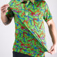 TMNT Mean Green polo shirt featuring vibrant Teenage Mutant Ninja Turtles graphics and a comfortable fit.