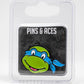 TMNT Leonardo ball marker featuring a vibrant blue color and detailed character design.