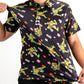 TMNT Turtle Flower Power graphic t-shirt featuring iconic Teenage Mutant Ninja Turtles design with vibrant floral elements.