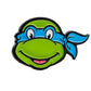 TMNT Leonardo ball marker featuring a detailed design of Leonardo's mask and sword emblem on a circular marker.