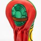 TMNT Raphael driver cover featuring a vibrant design of the character's face, perfect for golf enthusiasts and Teenage Mutant Ninja Turtles fans.