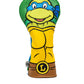 TMNT Leonardo driver cover featuring a vibrant design of Leonardo's mask and sword motif.