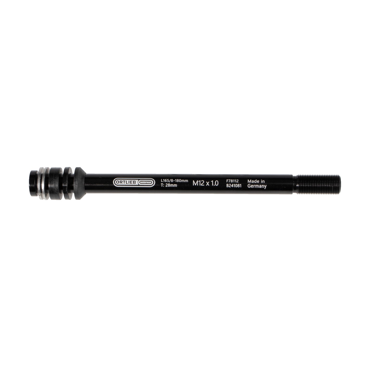 ORTLIEB THRU AXLE M6-CONNECTOR BLACK 1.5MM