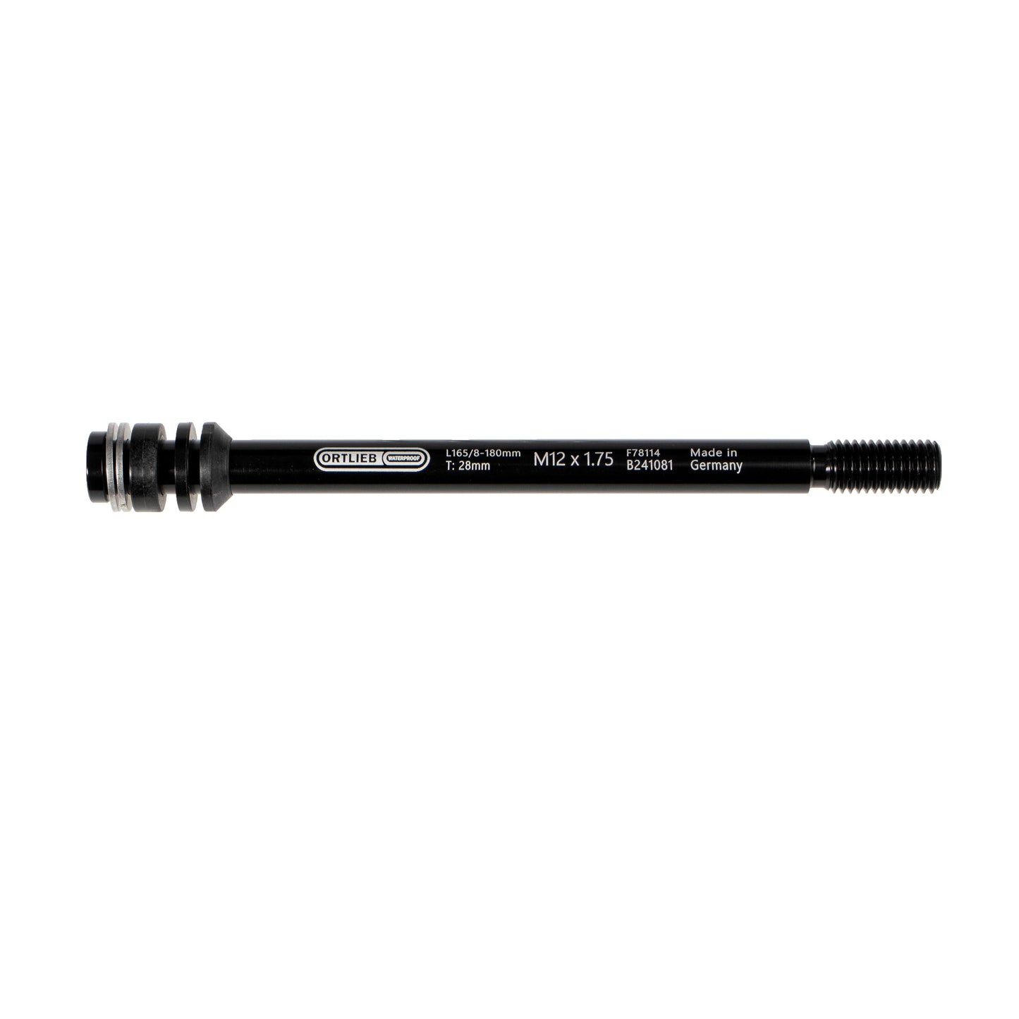 ORTLIEB THRU AXLE M6-CONNECTOR BLACK 1.5MM