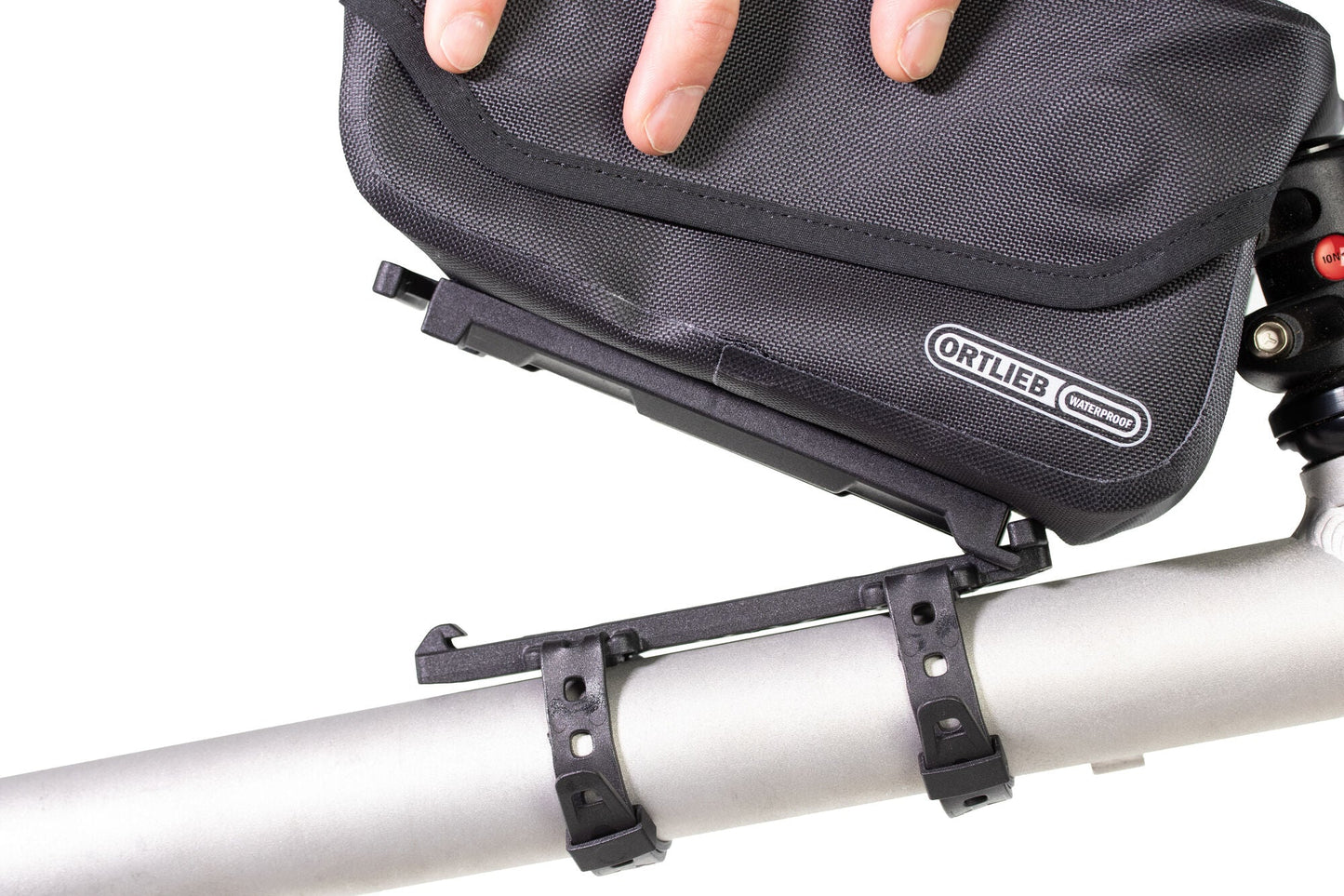 ORTLIEB TOPTUBE BAG PERFORATED STRAPS BLACK 1.5L