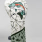 Trout driver head cover in bright colors, featuring a detailed fish design with a realistic appearance.