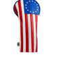 Betsy Ross driver cover featuring an American flag design, handcrafted with high-quality materials.