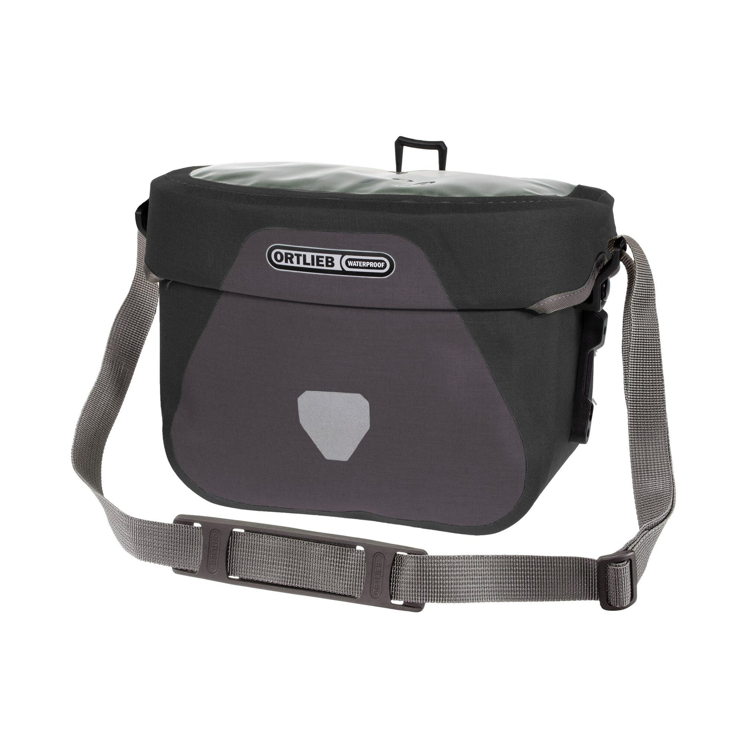 ORTLIEB HANDLEBAR BAG ULTIMATE6 S PLUS WO.ADAPTER GRANITE/BLACK 5L
