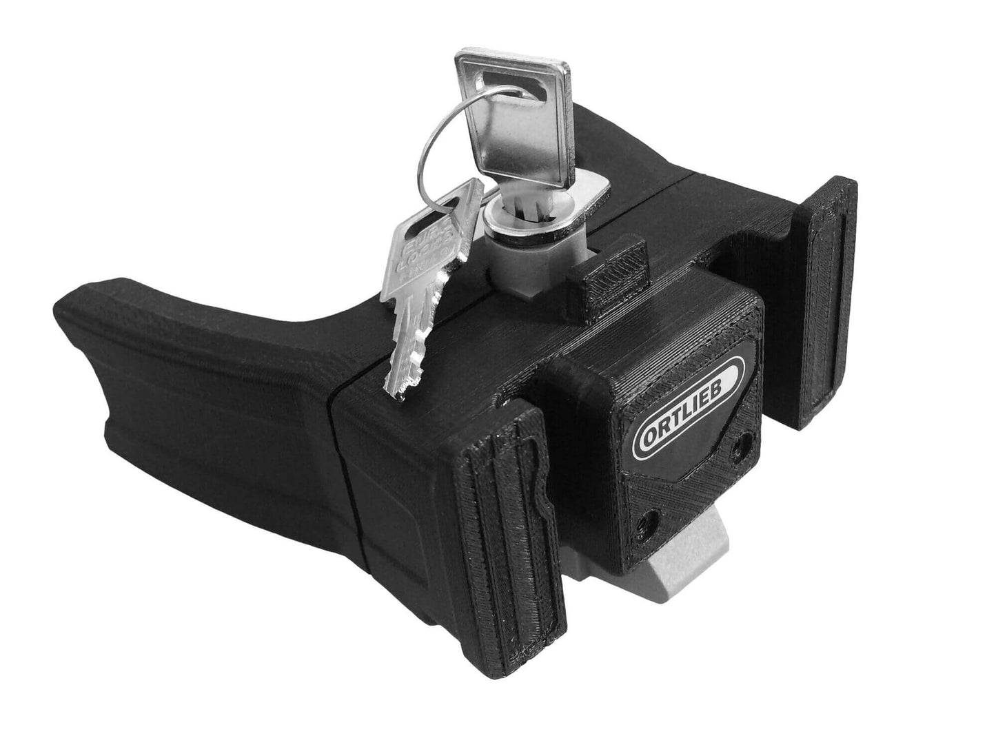ORTLIEB PART HANDLEBAR BAG ULTIMATE6 MOUNTING SET E-BIKE W.LOCK BLACK (SINGLE)