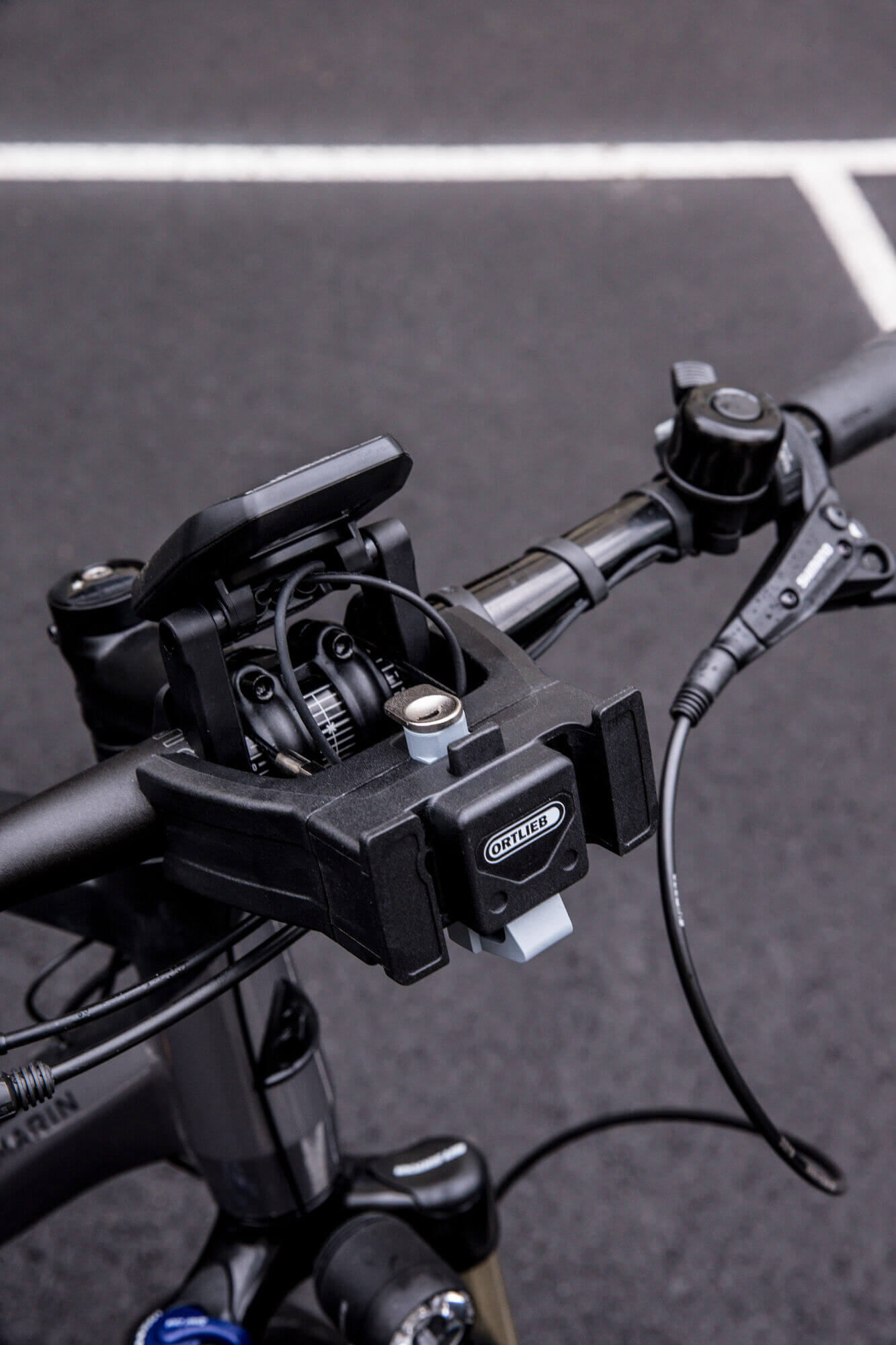 ORTLIEB PART HANDLEBAR BAG ULTIMATE6 MOUNTING SET E-BIKE W.LOCK BLACK (SINGLE)
