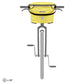 ORTLIEB HANDLEBAR BAG UP-TOWN L CITY LEMON SORBET 17.5L