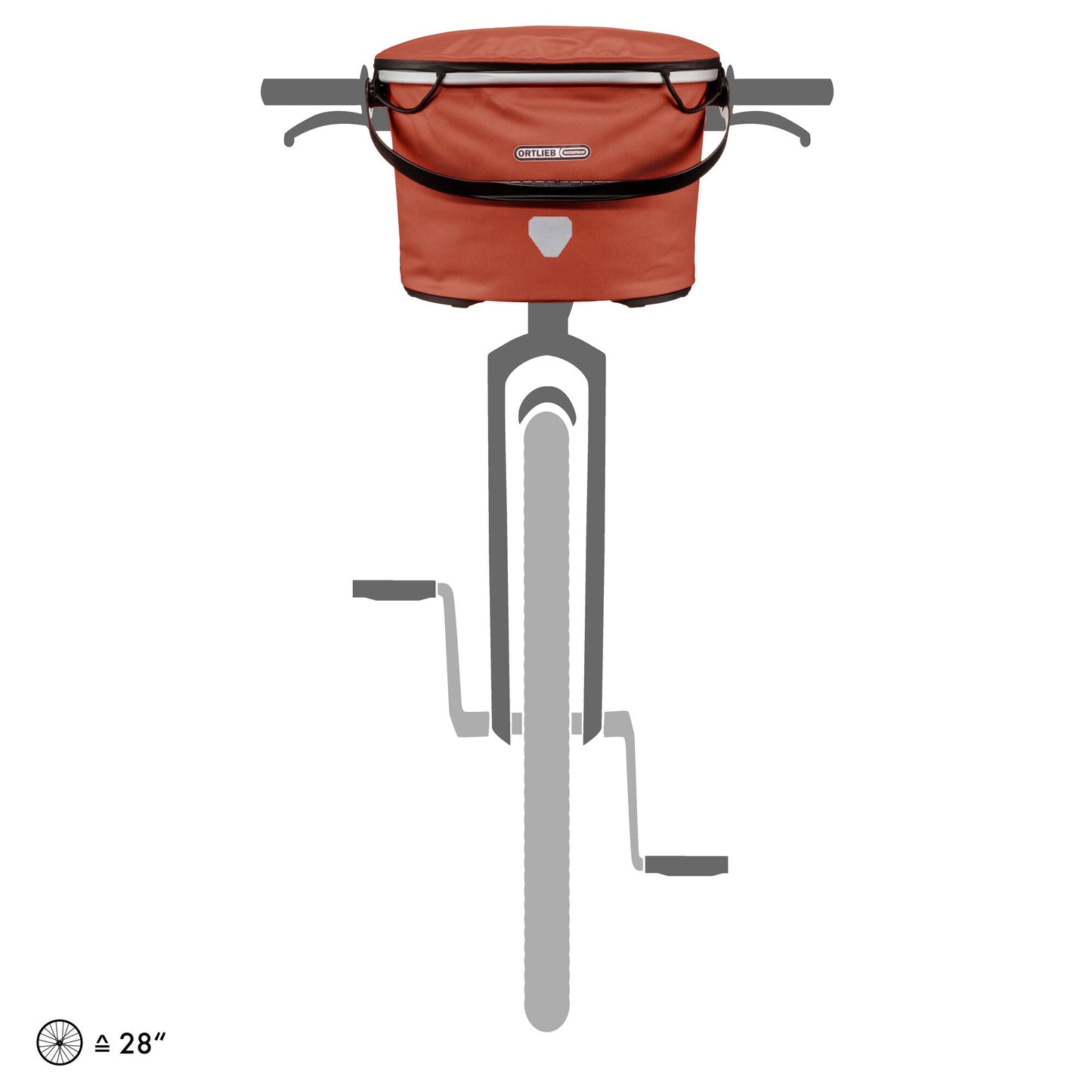 ORTLIEB HANDLEBAR BAG UP-TOWN L CITY LEMON SORBET 17.5L