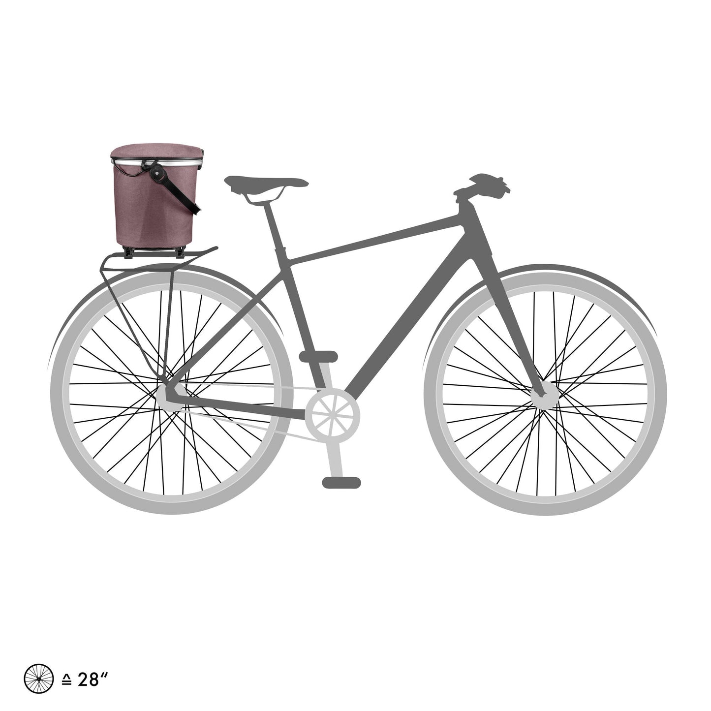 ORTLIEB RACK BAG UP-TOWN URBAN INK 17.5L