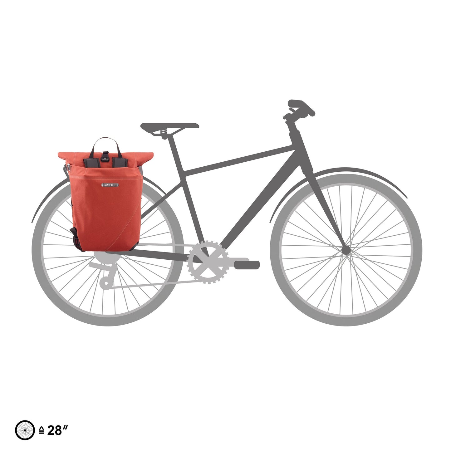 ORTLIEB PANNIER VARIO PLUS QL2.2 BLACK 26L