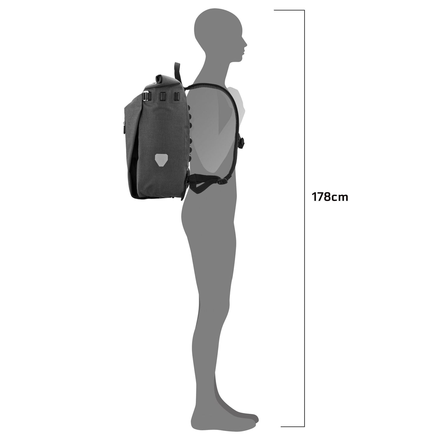ORTLIEB PANNIER VARIO URBAN QL2.2 PEPPER 20L