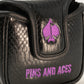 Venom mallet cover featuring a sleek design with a vibrant venomous snake graphic, ideal for golf clubs.