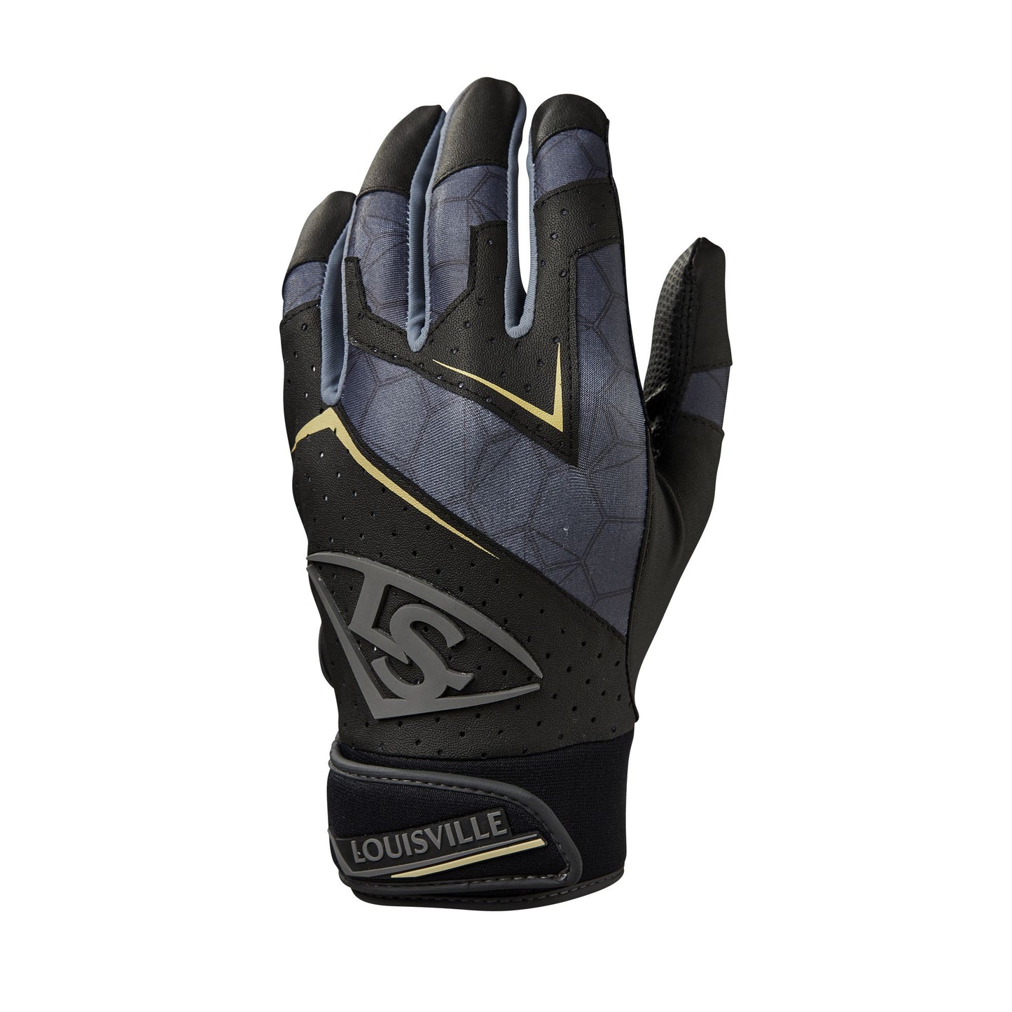 Y LS GENUINE V2 BATTING GLOVE BLACK L