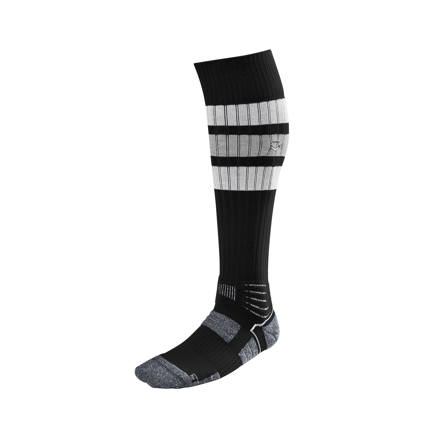 EVO PRO-SRZ STRIPED GAME SOCK BLACK L