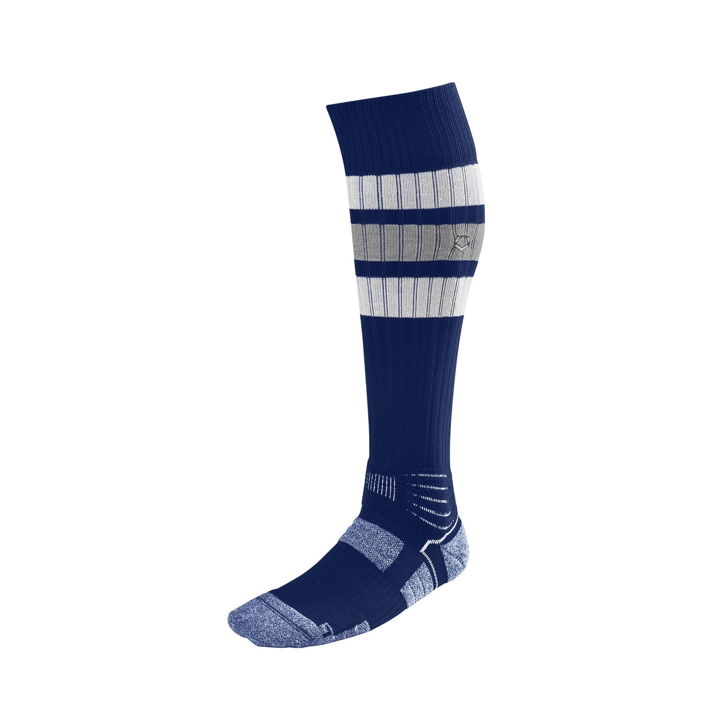 EVO PRO-SRZ STRIPED GAME SOCK NAVY M