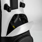 Player Preferred™ Golf Bag in Domino design, featuring a sleek white exterior and spacious compartments for golf clubs and accessories.